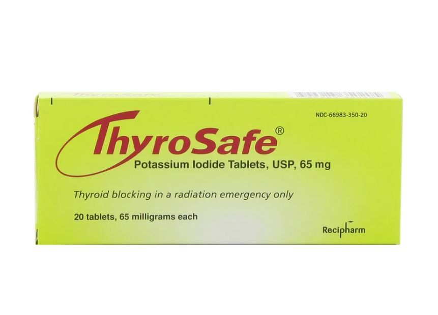 Thyrosafe Potassium Iodide Tablets, 65 Mg, 20-Count  Box