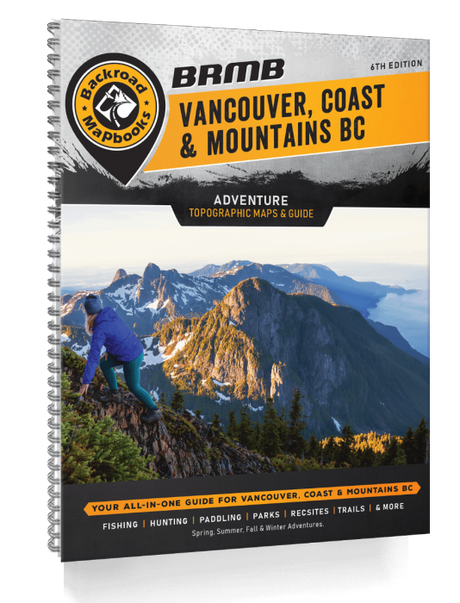 BRMB Vancouver Coast & Mountains BC Backroad Mapbooks- 6th Edition